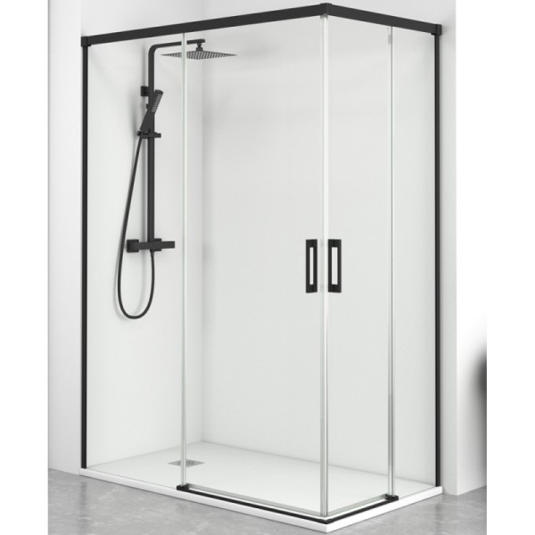 Mampara ducha rectangular serigrafiada Sunny 700x1000mm